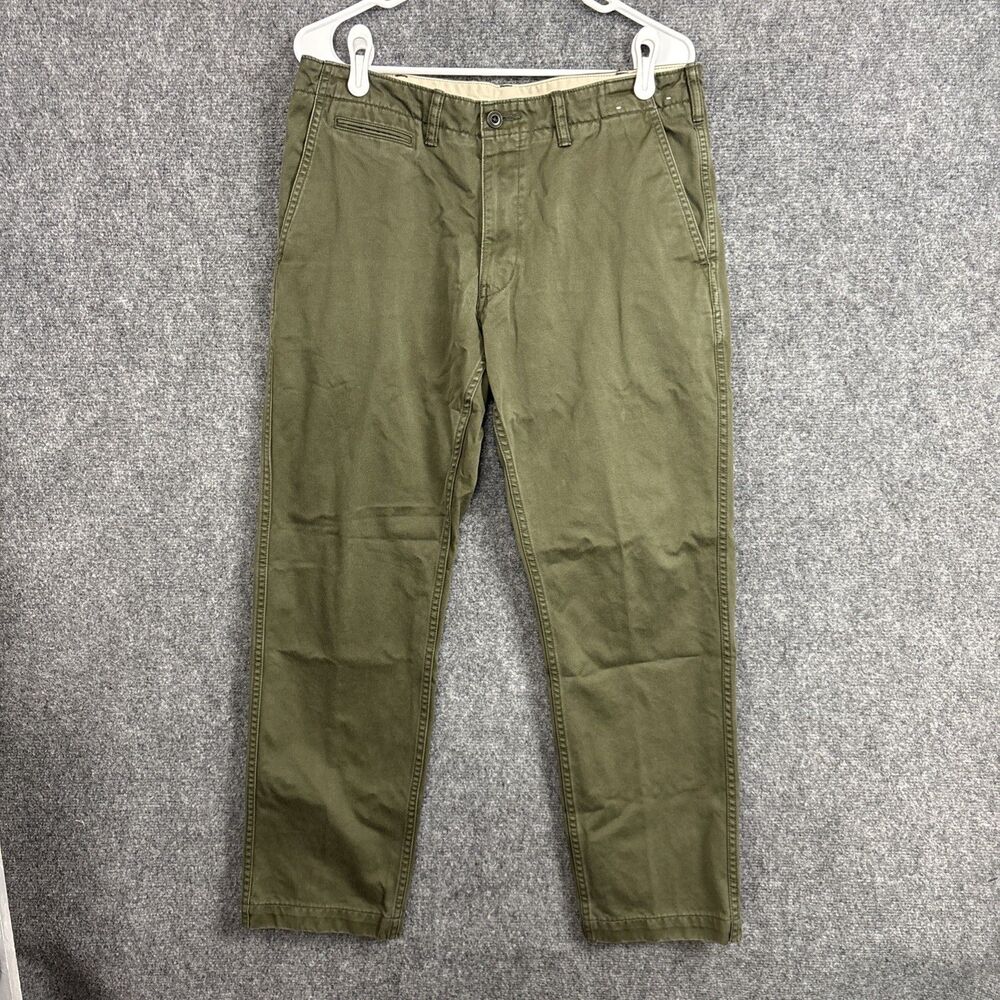 UNIQLO Pants Womens Size 34 Green Ankle Cotton Casual